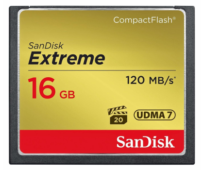 Nośnik pamięci SANDISK Compact Flash Extreme 16GB SDCFXS-016G-X46